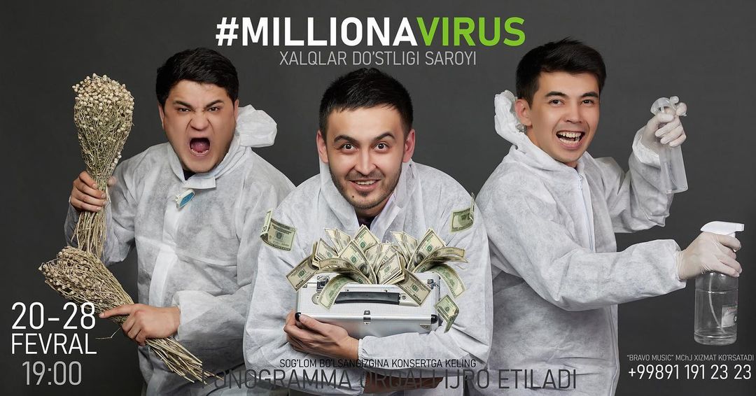 MILLION JAMOASI 2021-KONSERT DASTURI